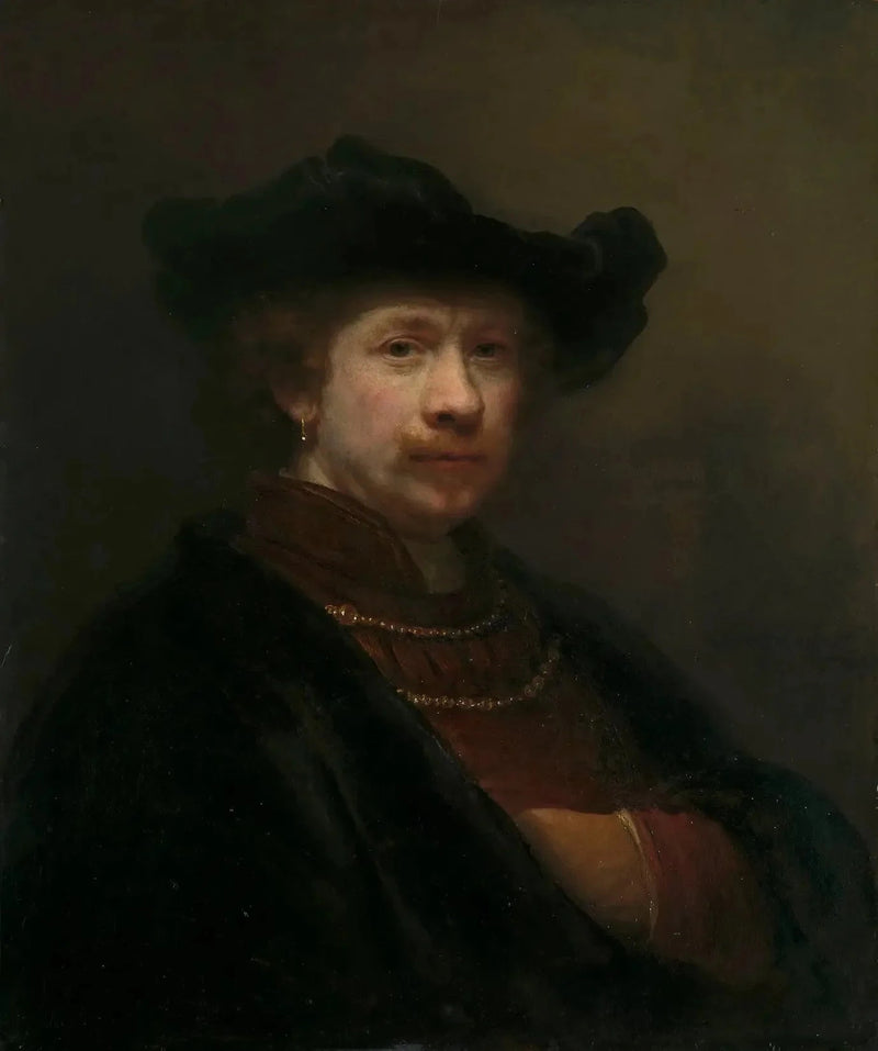 Retrato del artista, pintado en 1641 - Rembrandt