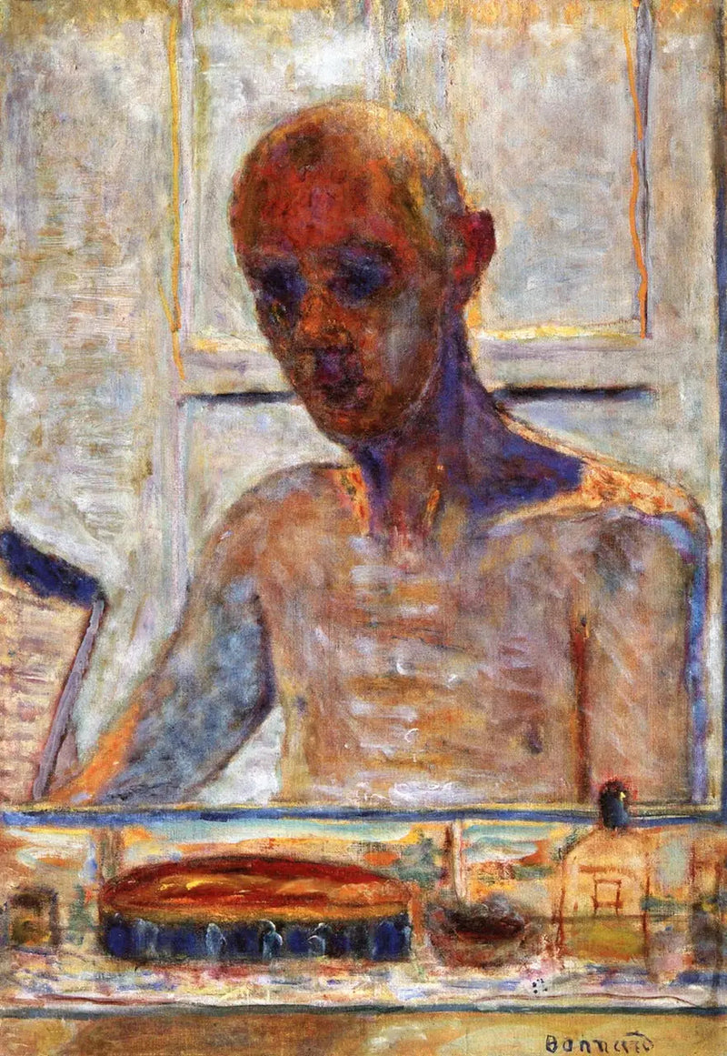 Autorretrato en el espejo del tocador - Pierre Bonnard