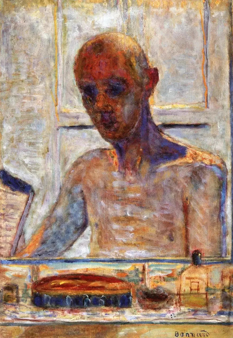 Autorretrato en el espejo del tocador - Pierre Bonnard