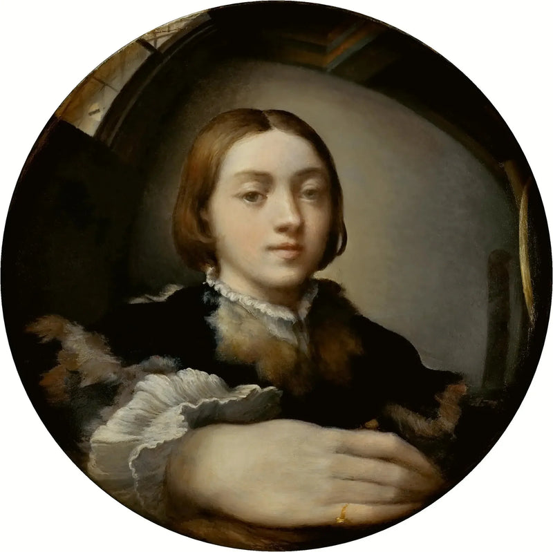 Autorretrato en un espejo convexo - Parmigianino