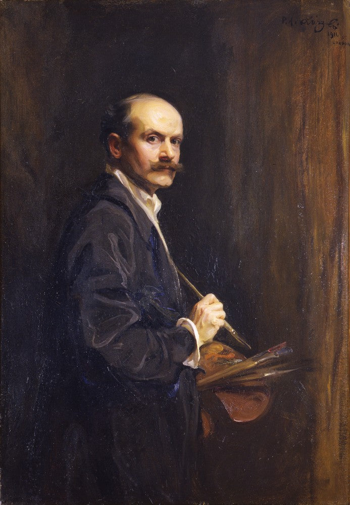 Autorretrato de Philippe Alexius Löszlöð de Lombos - Philip de Löszlöð