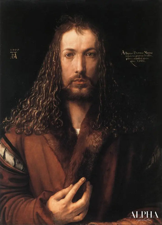 Autoportrait (Dürer, Munich) - Albrecht Dürer - Reproductions de tableaux et peintures haut de gamme