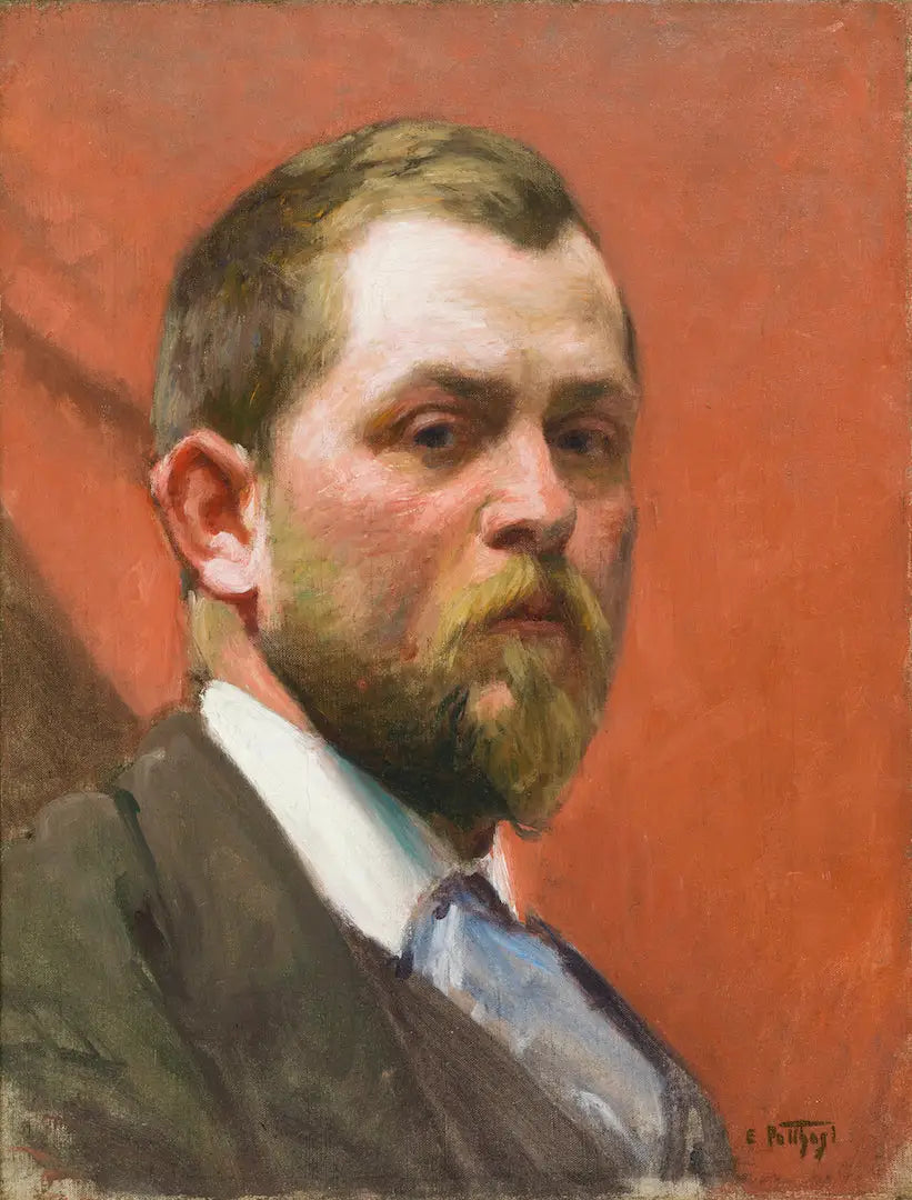 Autoportrait - Edward Henry Potthast - Alpha Reproduction