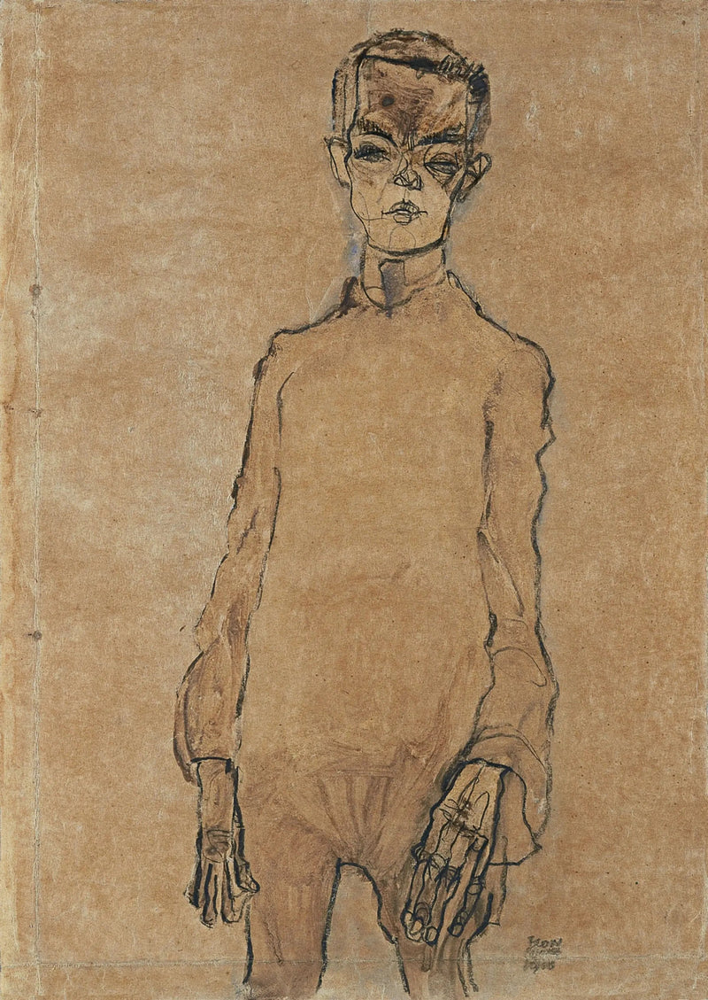 Autorretrato - Egon Schiele