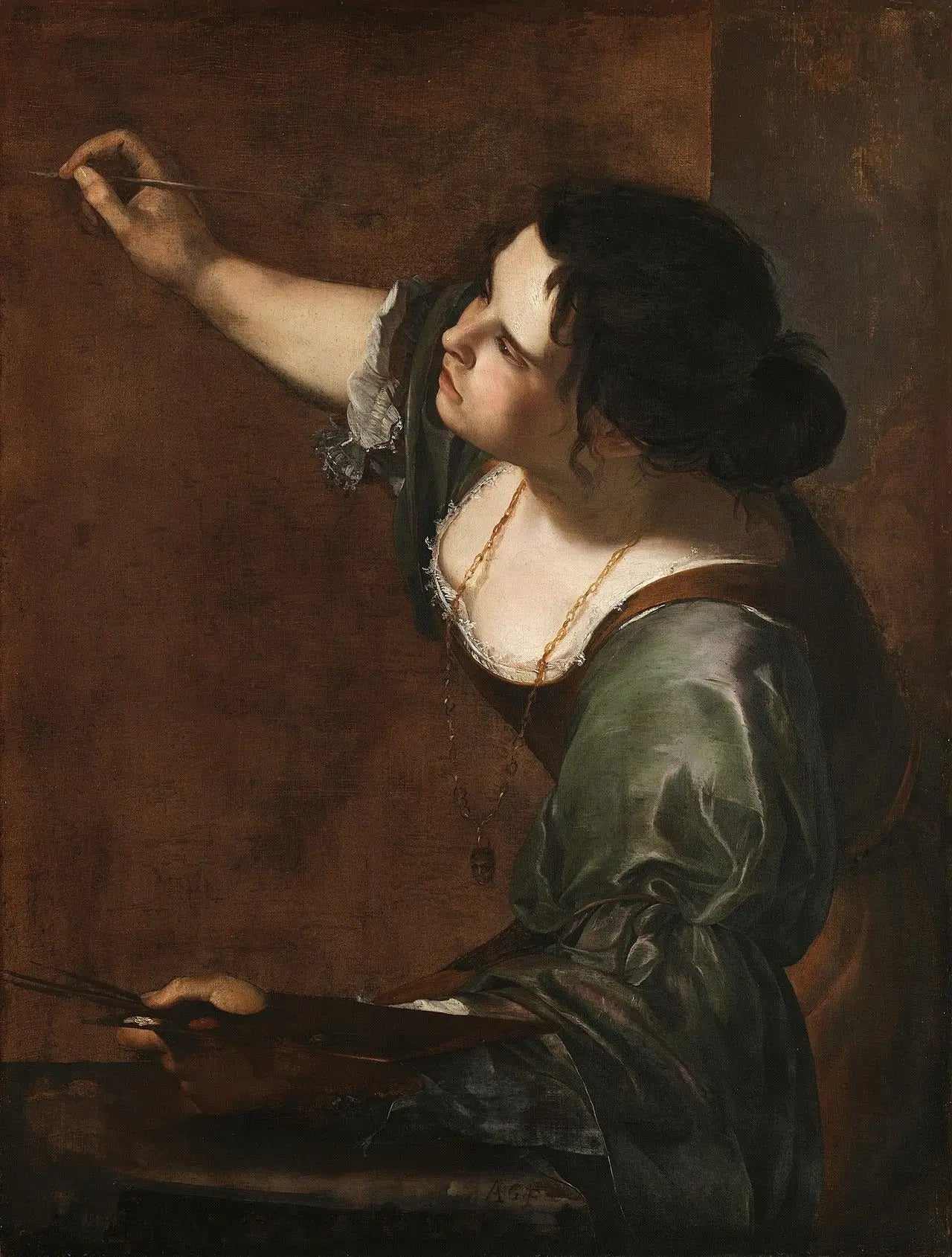 Autoportrait en allégorie de la peinture - Artemisia Gentileschi - Alpha Reproduction