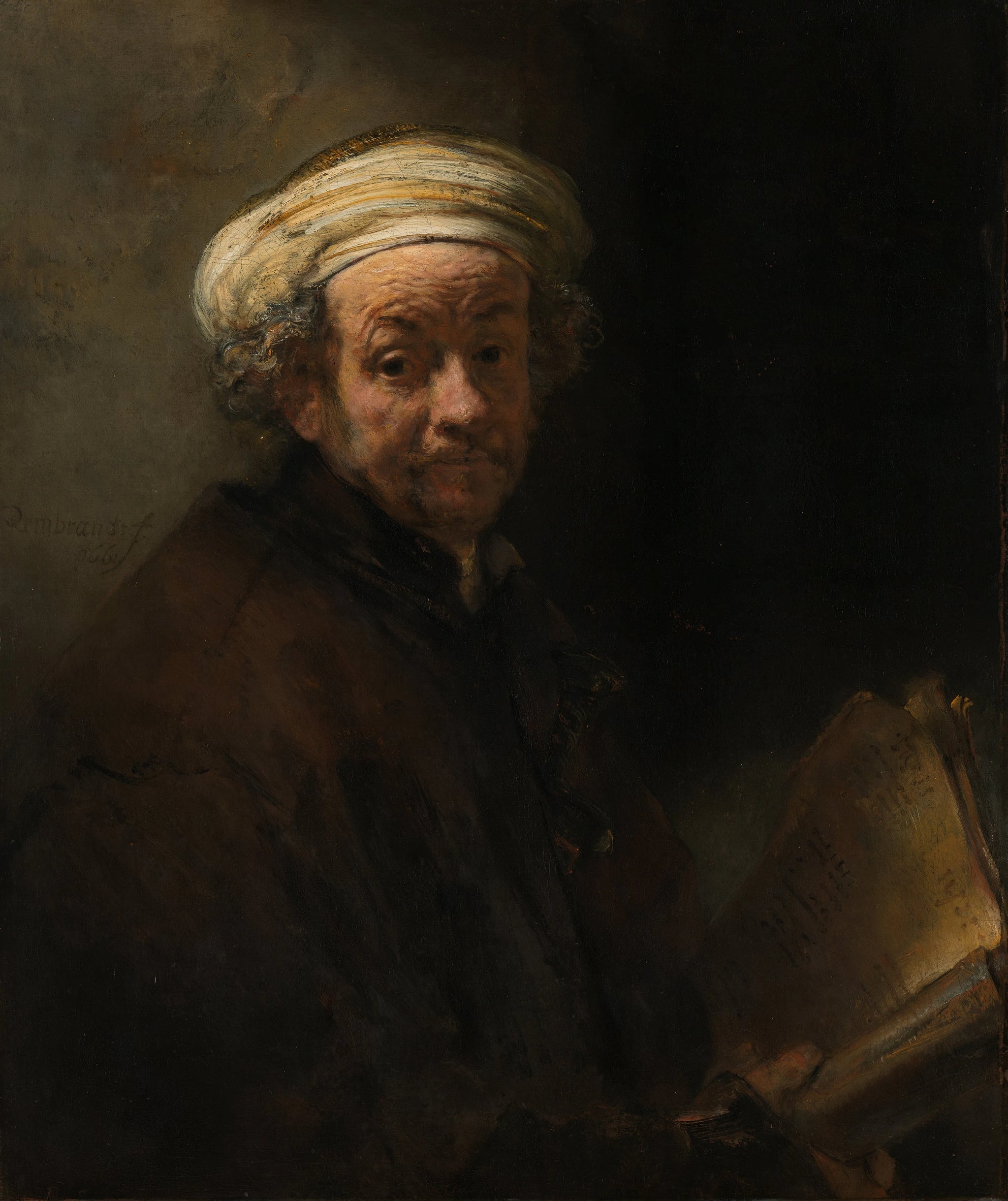 Autoportrait en apôtre Paul - Rembrandt