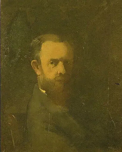 Autorretrato en busto - Odilon Redon