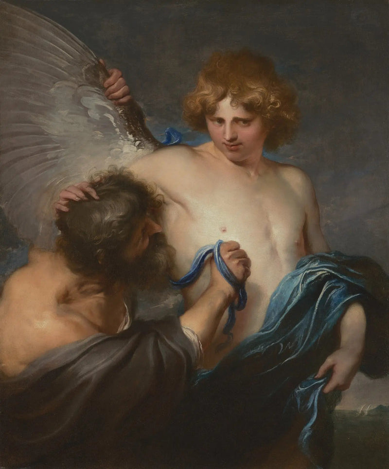 Autorretrato en Ícaro con Dédalo - Antoine van Dyck