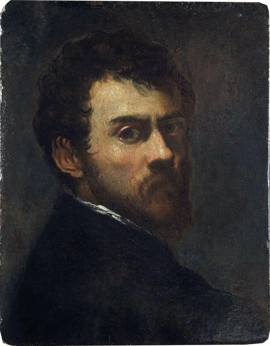 Autorretrato en joven hombre - Jacopo Tintoretto