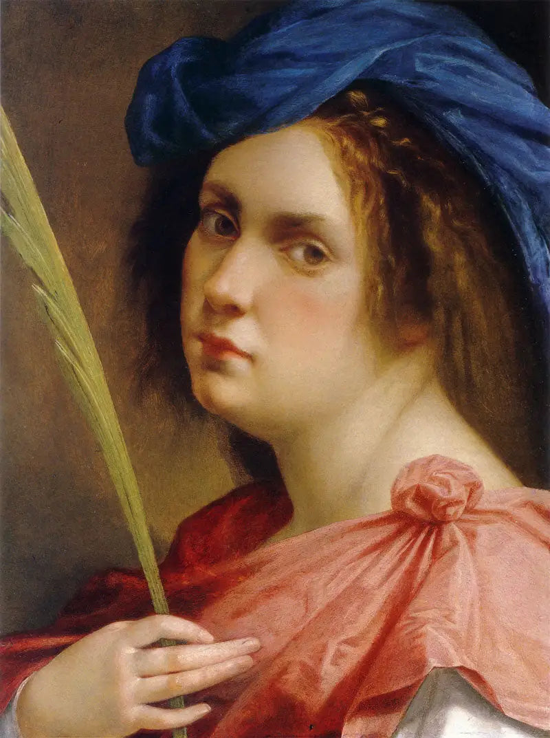 Autorretrato en mártir - Artemisia Gentileschi