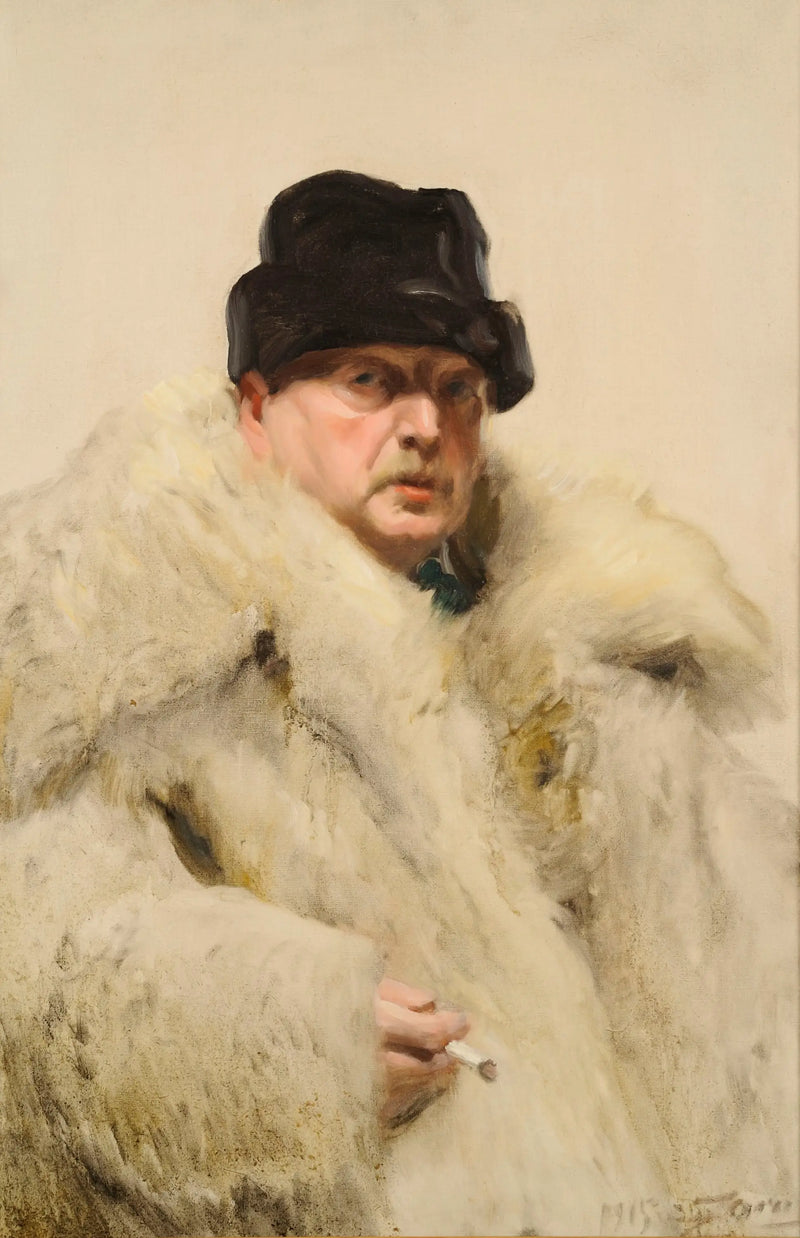 Autorretrato en piel de lobo - Anders Zorn