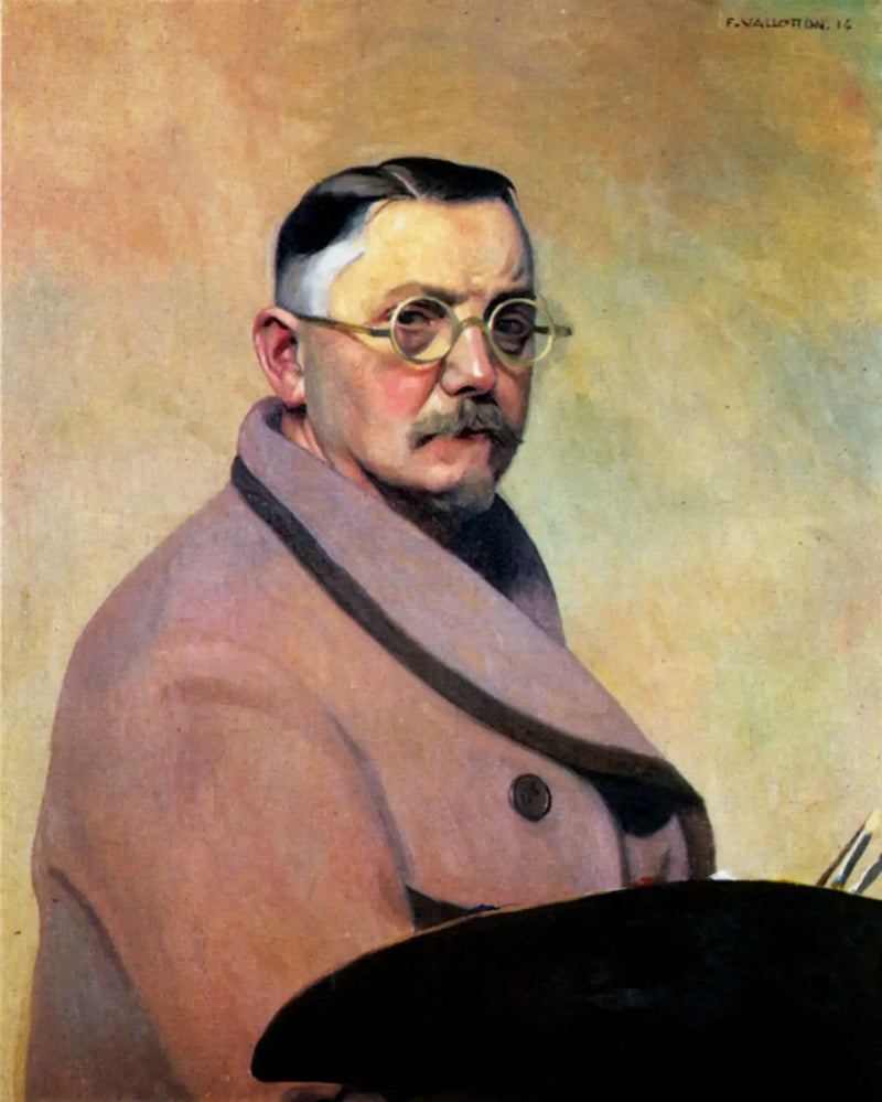 Autorretrato con bata - Félix Vallotton