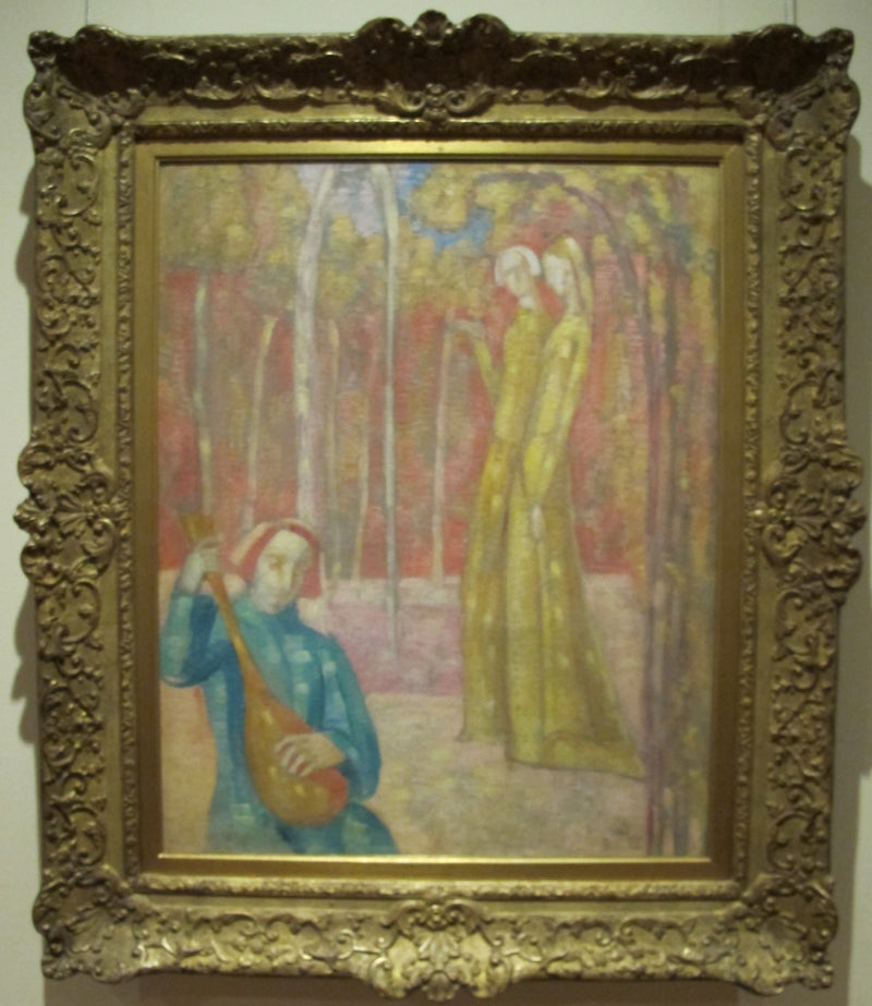Autorretrato en trovador - Émile Bernard