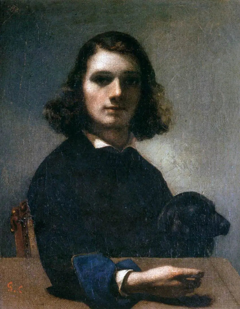 Autorretrato - Gustave Courbet