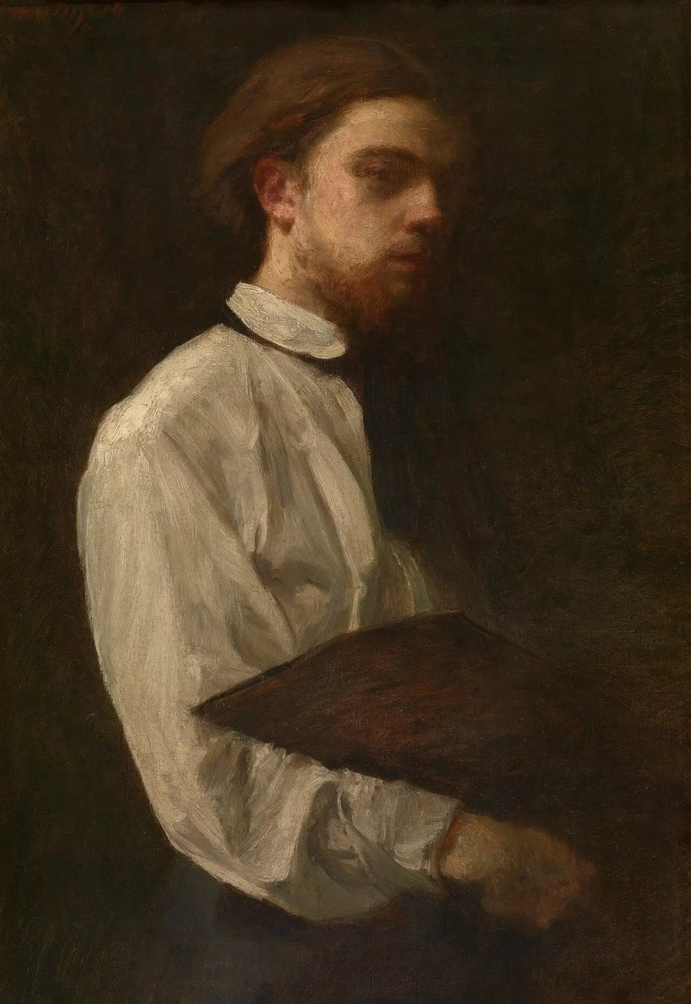 Autoportrait - Henri Fantin-Latour image 1 reproduction d’œuvre d’art à l’huile