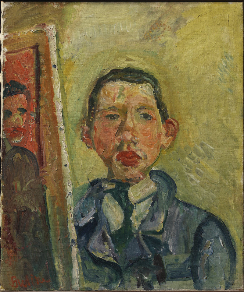 Autorretrato por Chaïm Soutine - Chaïm Soutine