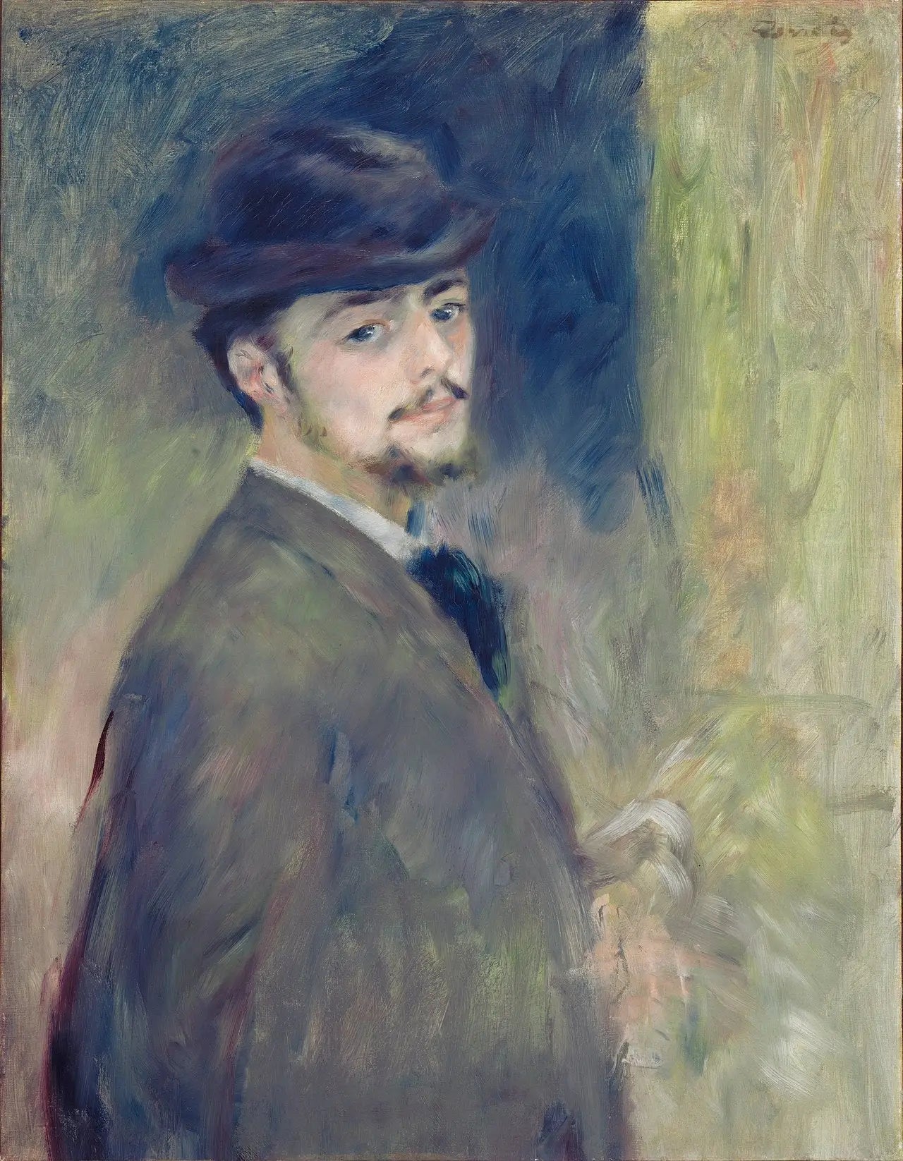 Autoportrait - Pierre-Auguste Renoir image 1 reproduction de peinture à l’huile
