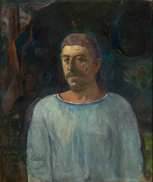 Autorretrato cerca del Gólgota - Paul Gauguin