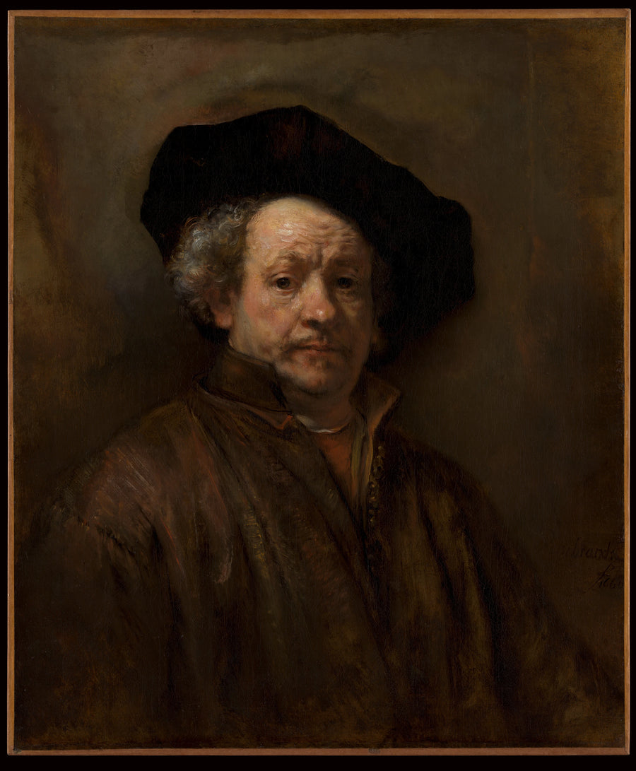 Autoportrait – Rembrandt, 1660