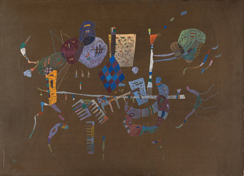 Alrededor de la línea - Vassily Kandinsky