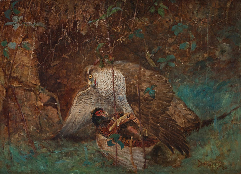 Alrededor de las palomas torcaces y los faisanes - Bruno Liljefors