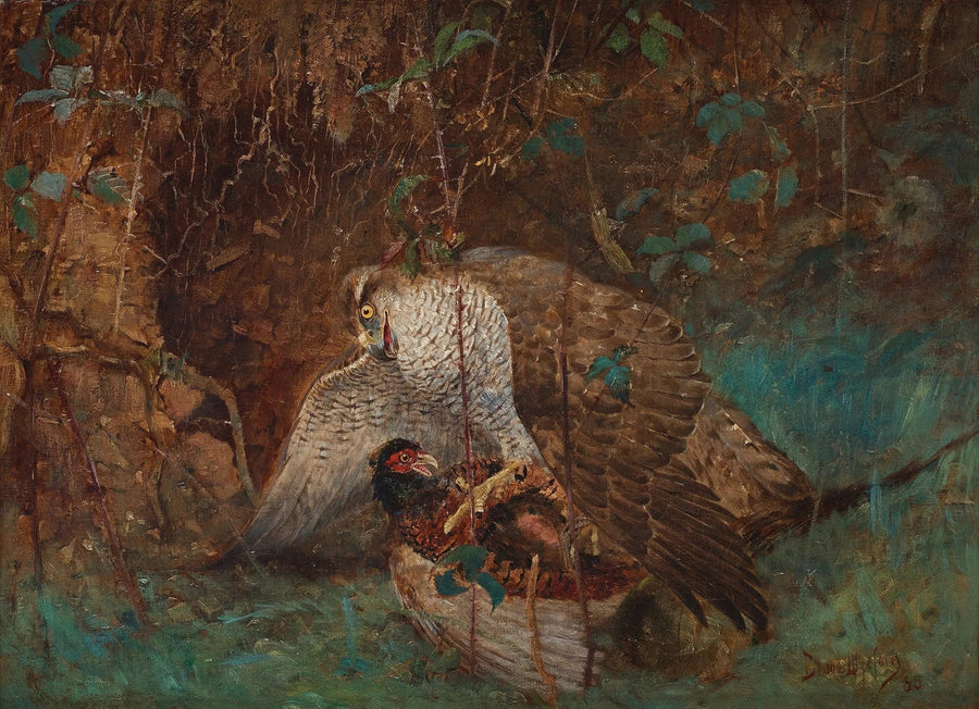 Alrededor de las palomas torcaces y los faisanes - Bruno Liljefors