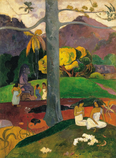 Reproduction du tableau « Autrefois - Paul Gauguin » par Alpha Reproduction en peinture à l’huile