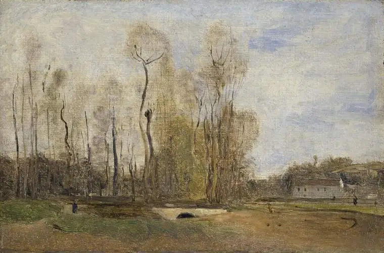 Auvers-sur-Oise: La yegua de Daubigny - Jean-Baptiste Camille Corot