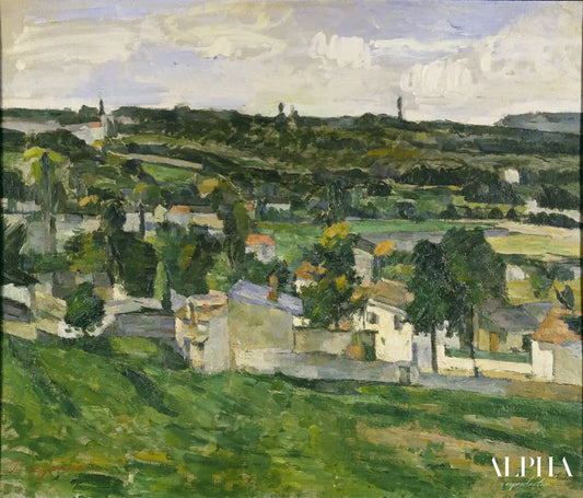 Auvers sur Oise - Paul Cézanne - Reproductions de tableaux et peintures haut de gamme