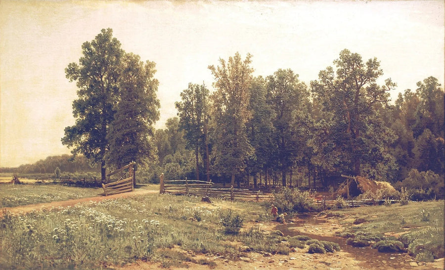 A los alrededores del bosque de encinas - Ivan Chichkine