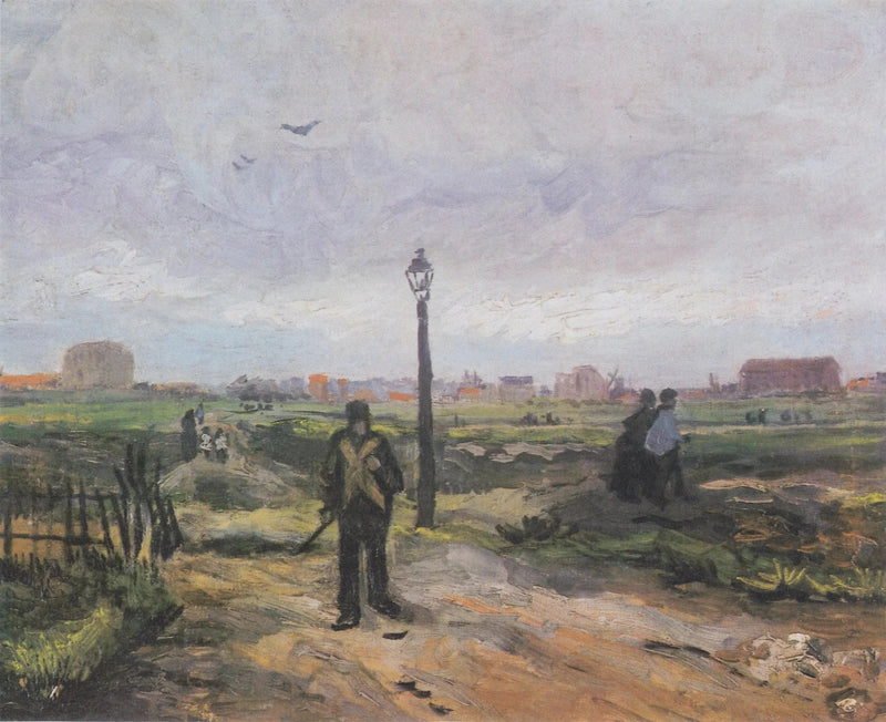 En los confines de París - Vincent van Gogh