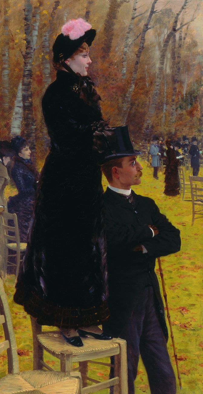 En las carreras de Auteuil - Sobre la silla - Giuseppe De Nittis