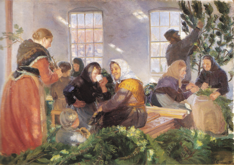 Antes de que llegue el Rey - Anna Ancher