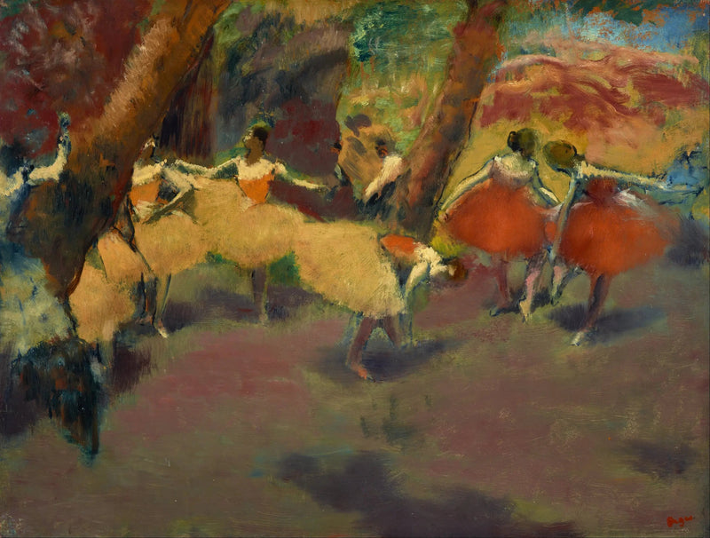 Antes de la representación - Edgar Degas