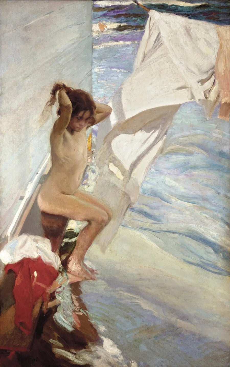 Antes del baño - Joaquín Sorolla