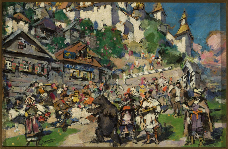 Con osos en Siberia - Konstantin Korovin