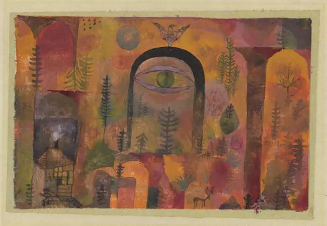 Con el águila - Paul Klee