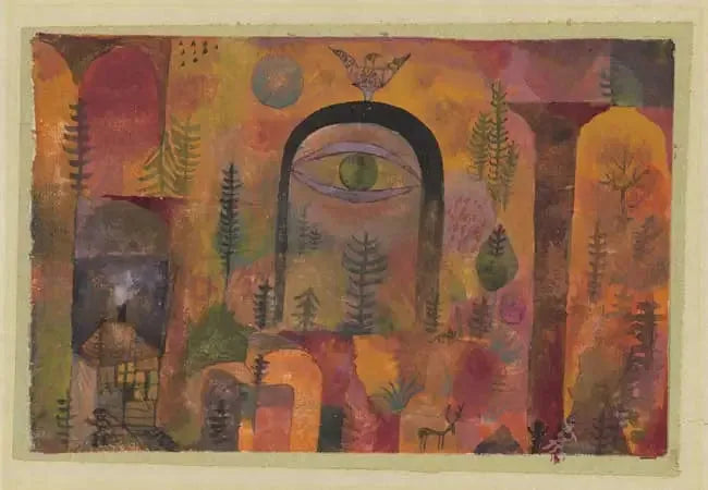 Con el águila - Paul Klee