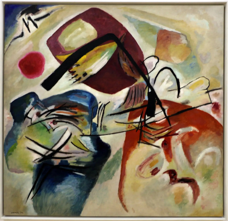 Con el arco negro - Vassily Kandinsky