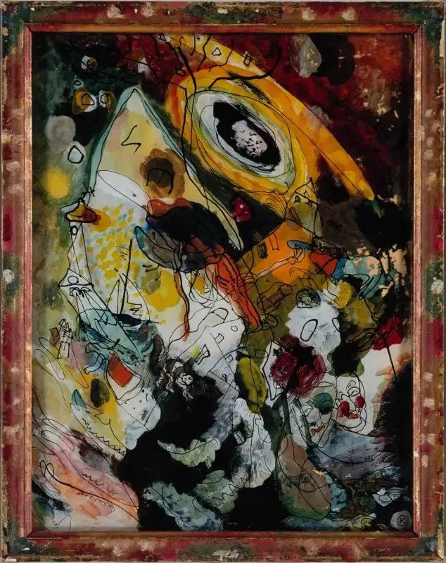 Con pince-nez - Vassily Kandinsky