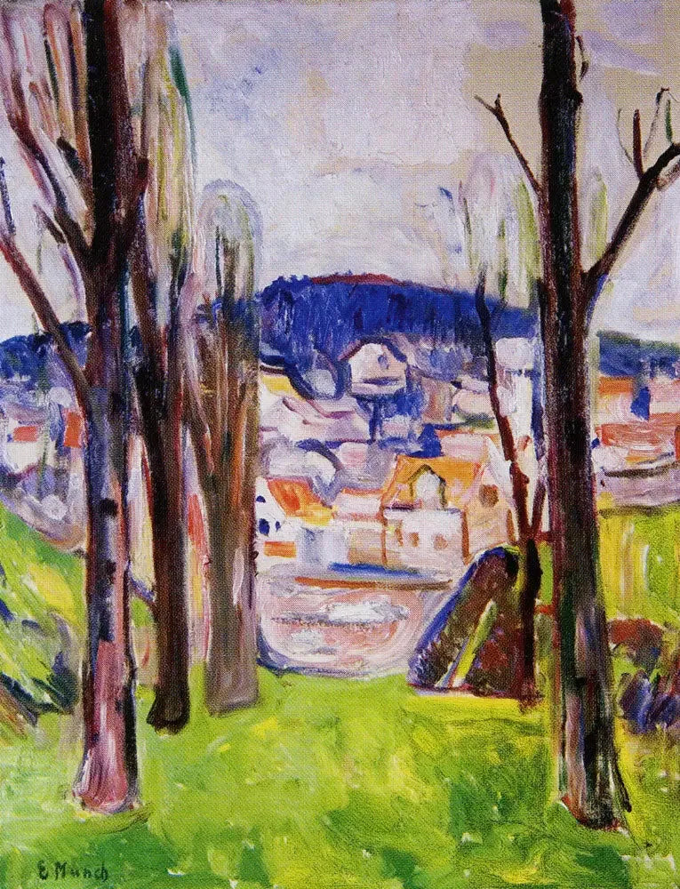 avenida en Kragerø - Edvard Munch