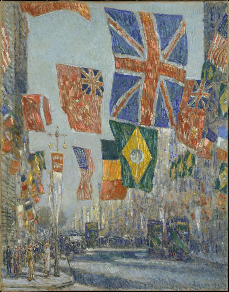 Avenida de los Aliados, Gran Bretaña, 1918 - Childe Hassam