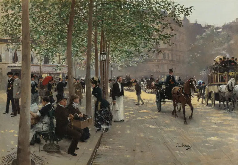 Avenida Parisina - Jean Béraud