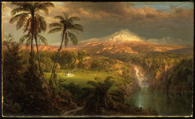 Pasajes pasajeros bajo los trópicos - Frederic Edwin Church
