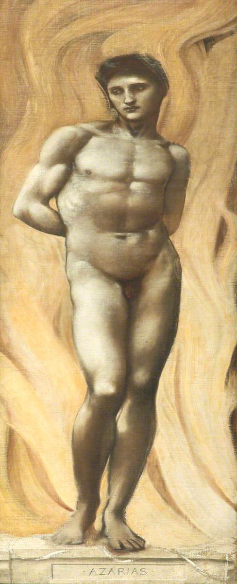 Azarias - Edward Burne-Jones image 1 tableau peint à l’huile sur toile