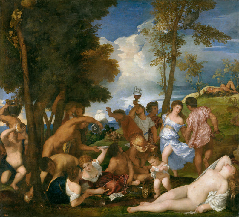 La Bacchanale des Andriens - Titien