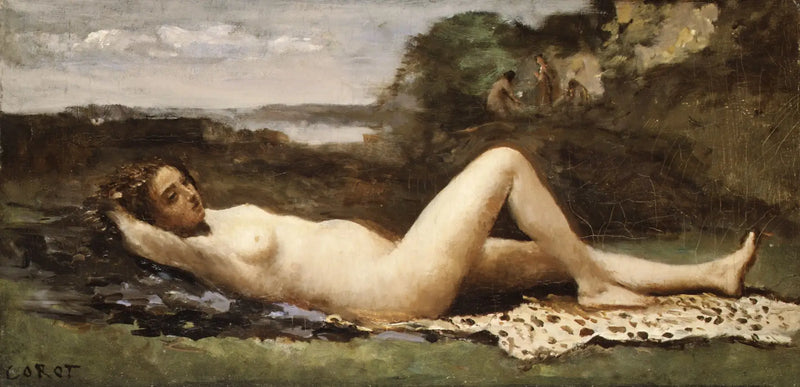 Bacanta en un paisaje - Jean-Baptiste Camille Corot