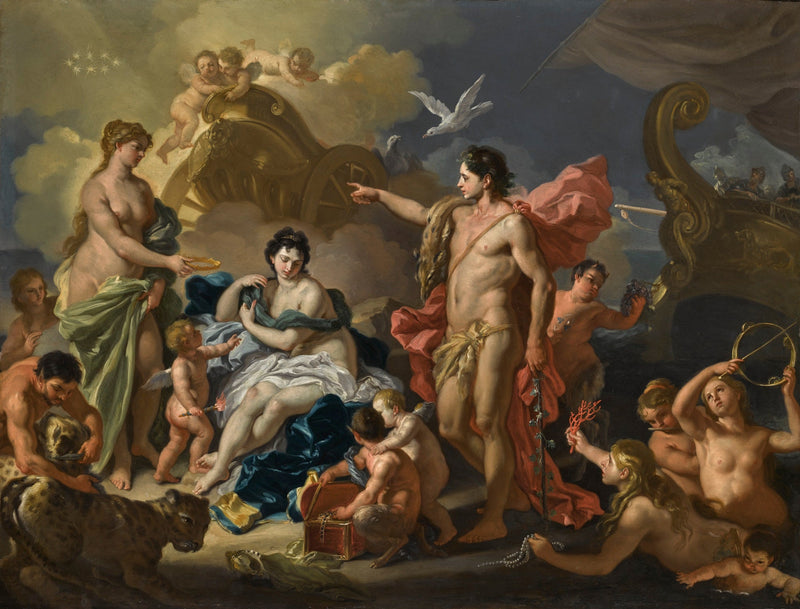 Baco y Ariadna - Francesco Solimena