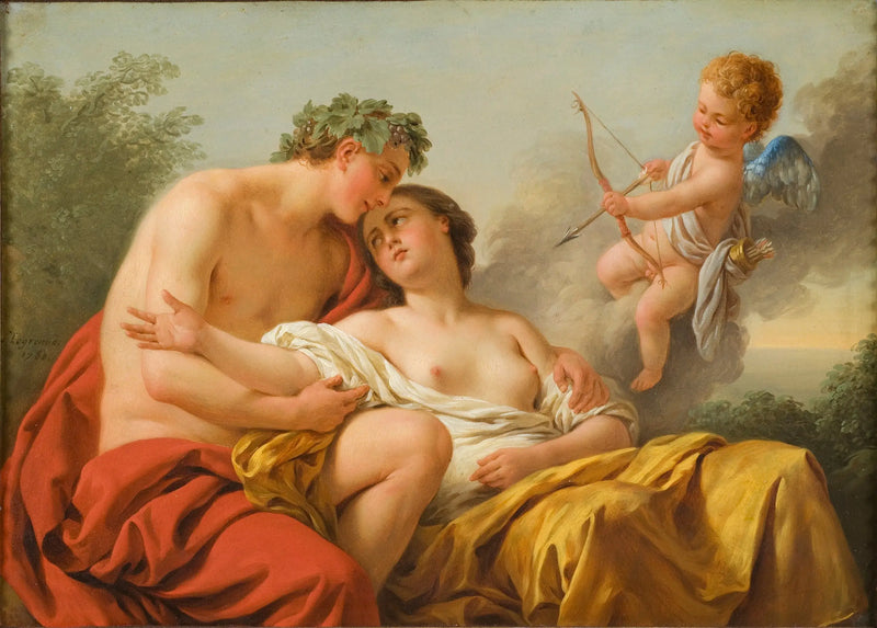 Baco y Ariadna - Louis Jean François Lagrenée