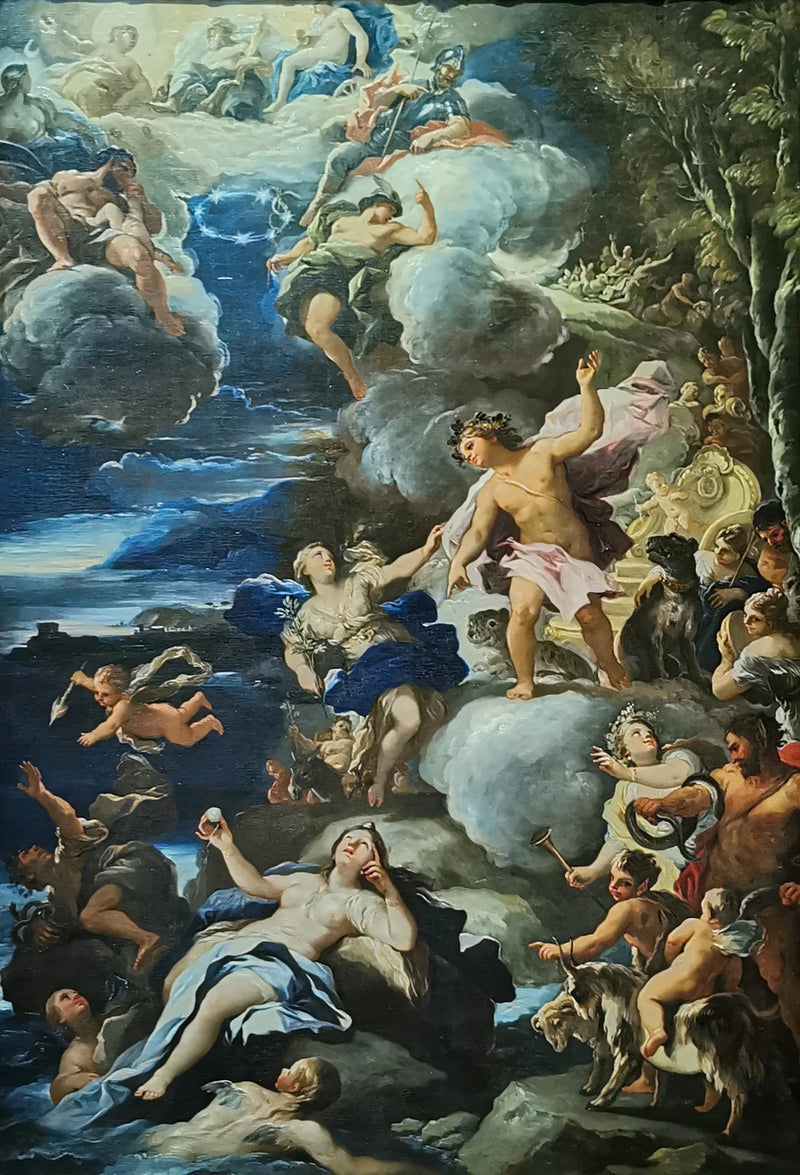 Baco y Ariadne - Luca Giordano